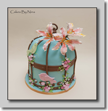 Lily birdcage - �165